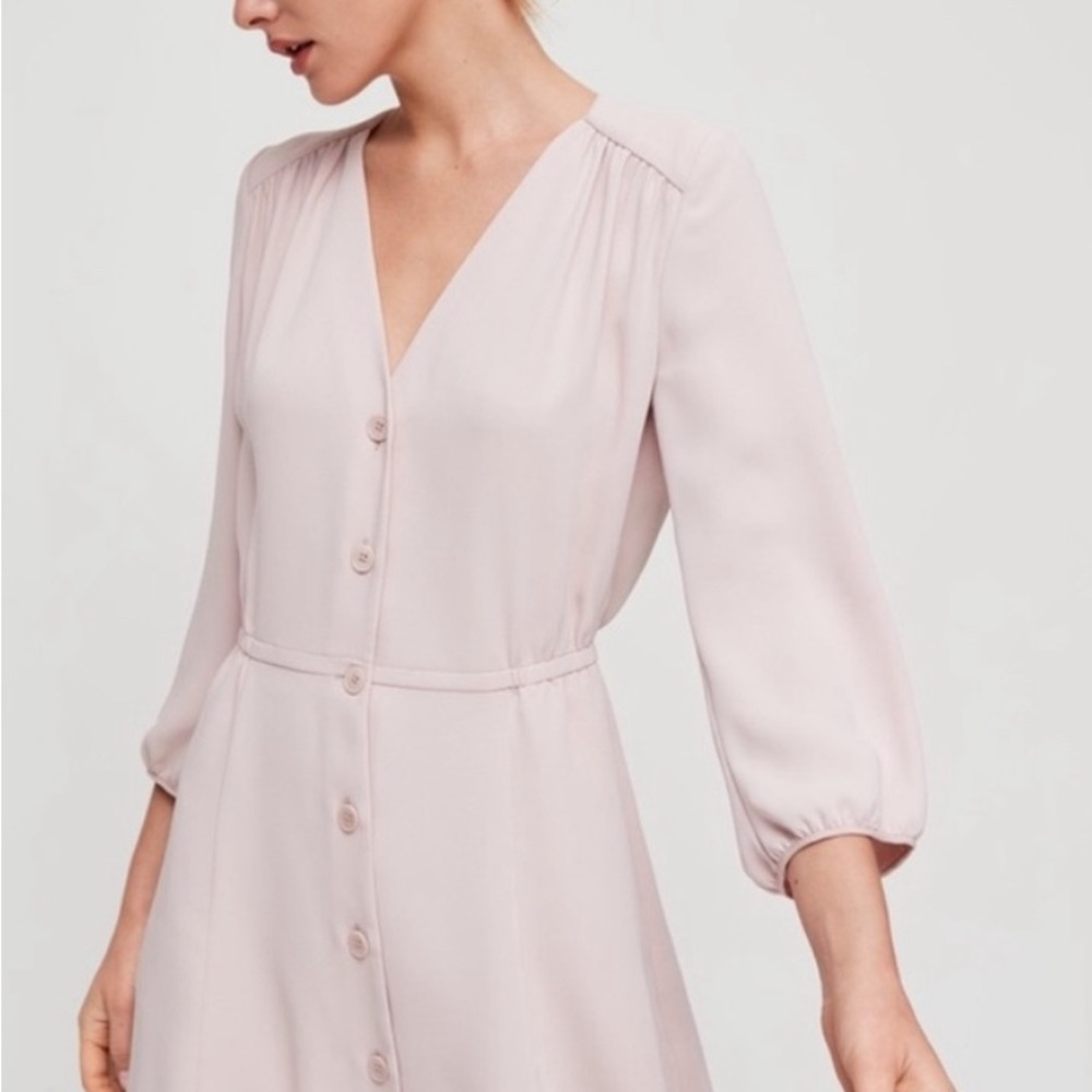 Babaton Blush Pink Flowy Dress